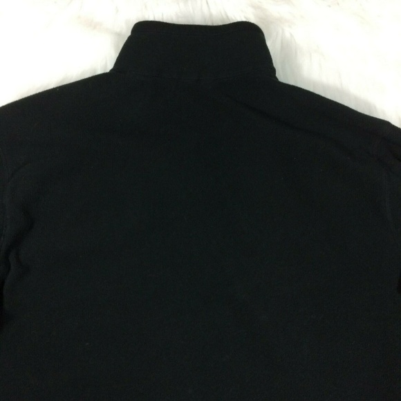 Eddie Bauer Black Pullover Fleece Sweater Jacket - Picture 5 of 8